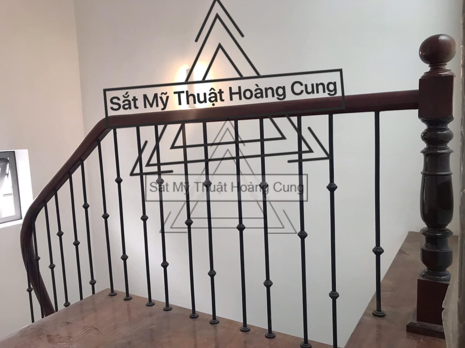 Thi công cầu thang sắt nghệ thuật tại Hà Đông Hà Nội